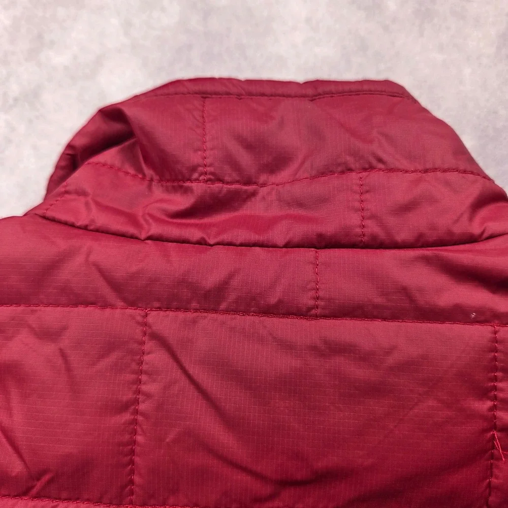Patagonia Nano Puff Jacket Kids XL 14 Red Quilted Insulated Puffer Brick Pattern